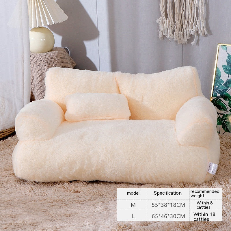 Luxury Cat Bed Sofa Winter Warm