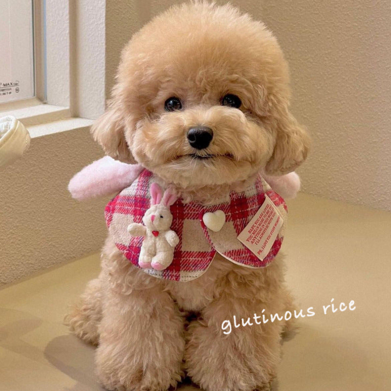 Dogs And Cats Pet Scarf Saliva Towel Decoration