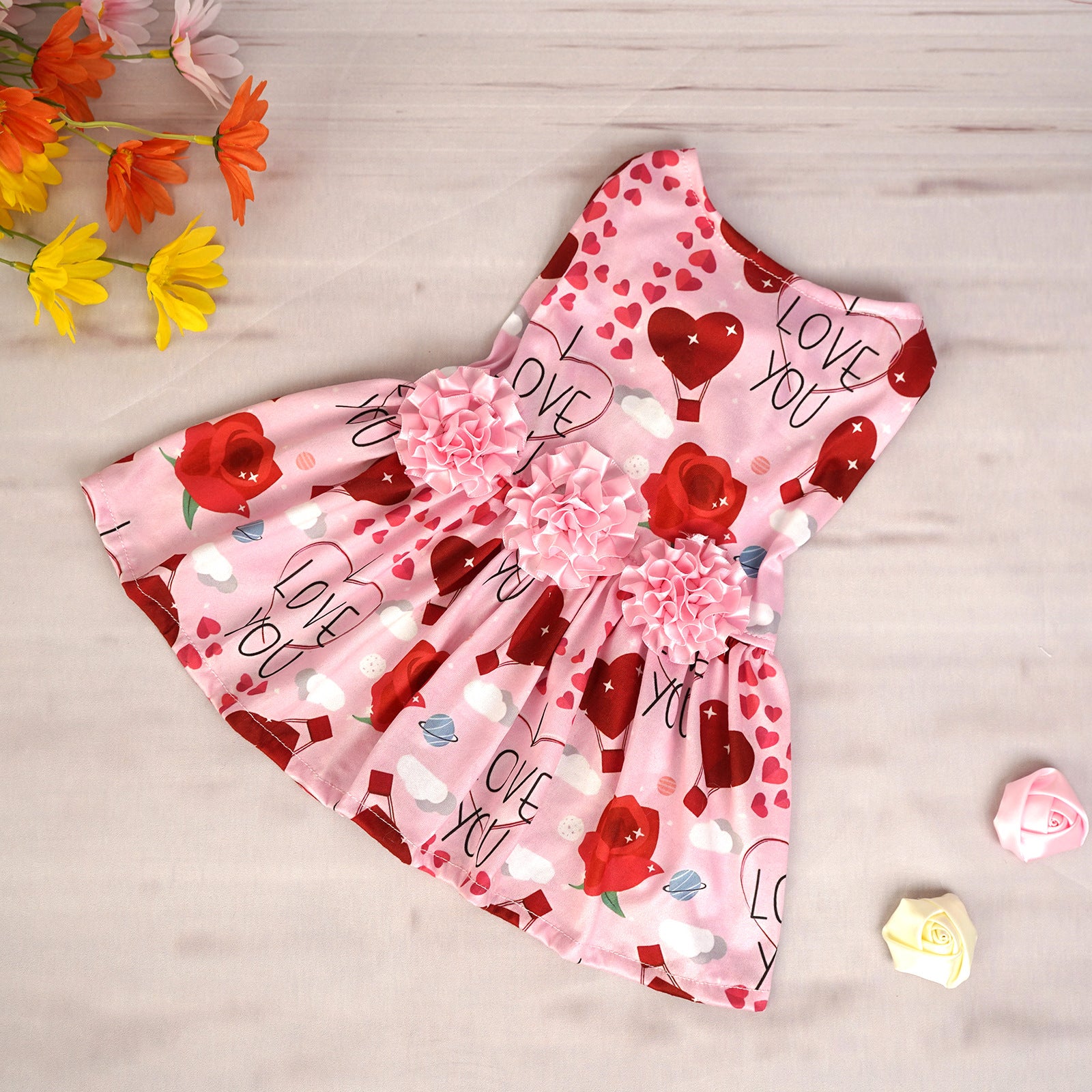 Creative Pet Cute Printed Dogs And Cats Skirt