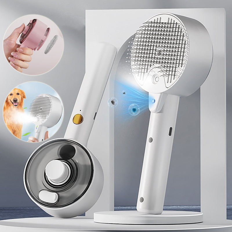 Animal Hair Remover Brush Dog And Cat Steam Brush Pet